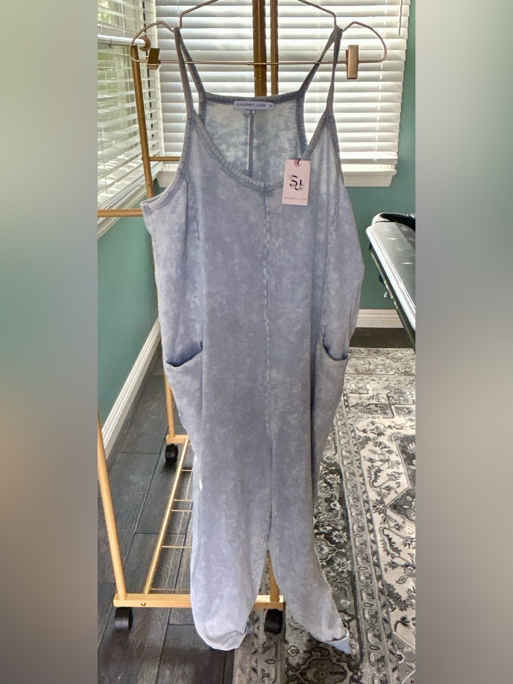 Sincerely Jules Light Blue jumpsuit  NWT size M